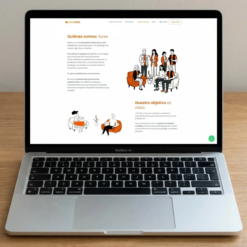 diseno web clinicas psicologos